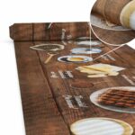 Küchenläufer Küchenteppich Läufer Flur Teppichläufer Sprinty Gelati Mehrfarbig 50cm Breit
