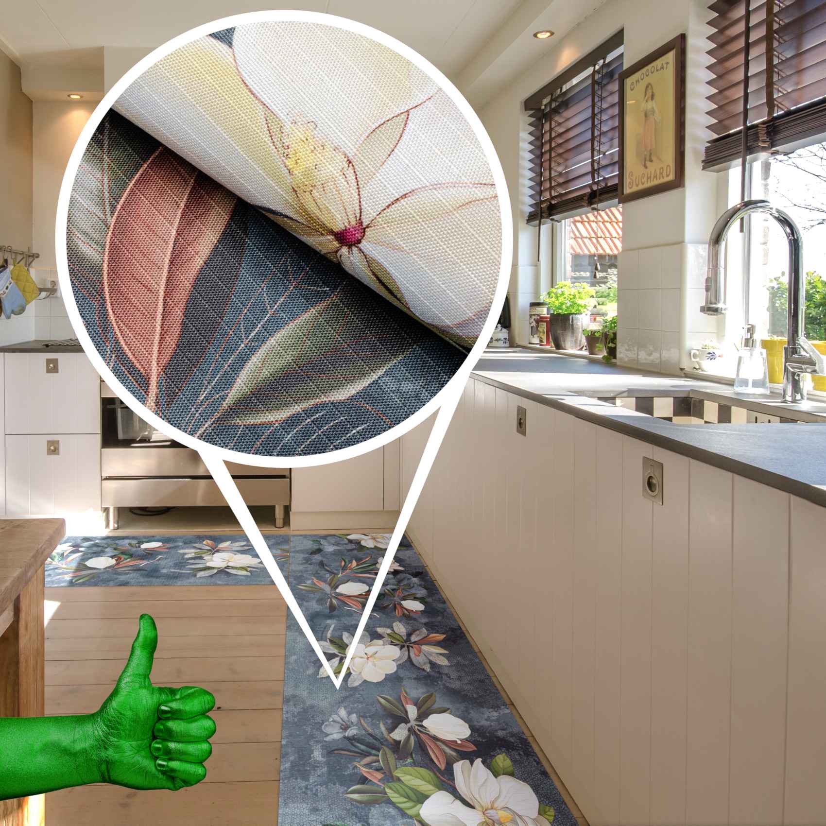 SPRINT45_17W-jpg Küchenläufer Küchenteppich Läufer Flur Teppichläufer Sprinty Magnolia 52cm Breite