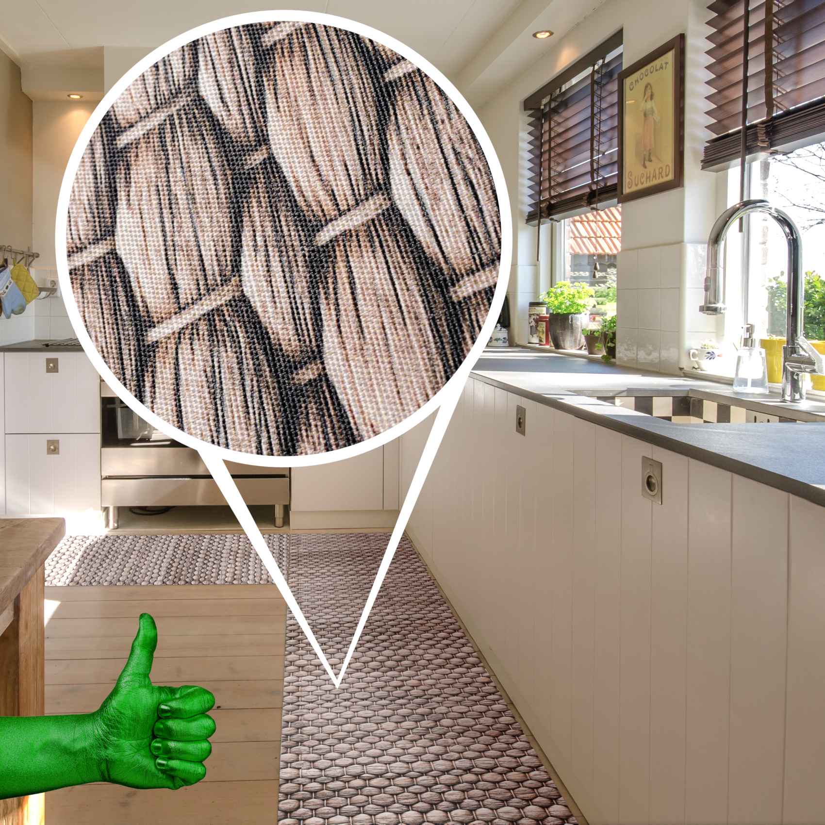 SPRINT53_17W-jpg Küchenläufer Küchenteppich Läufer Flur Teppichläufer Sprinty Stuoia 52cm Breite