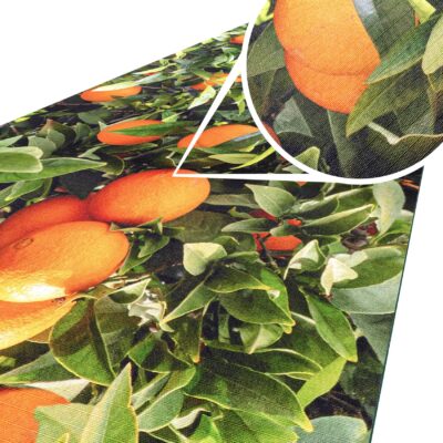 Küchenläufer waschbar Küchenteppich rutschfest Sprinty Orangen 52cm Breite