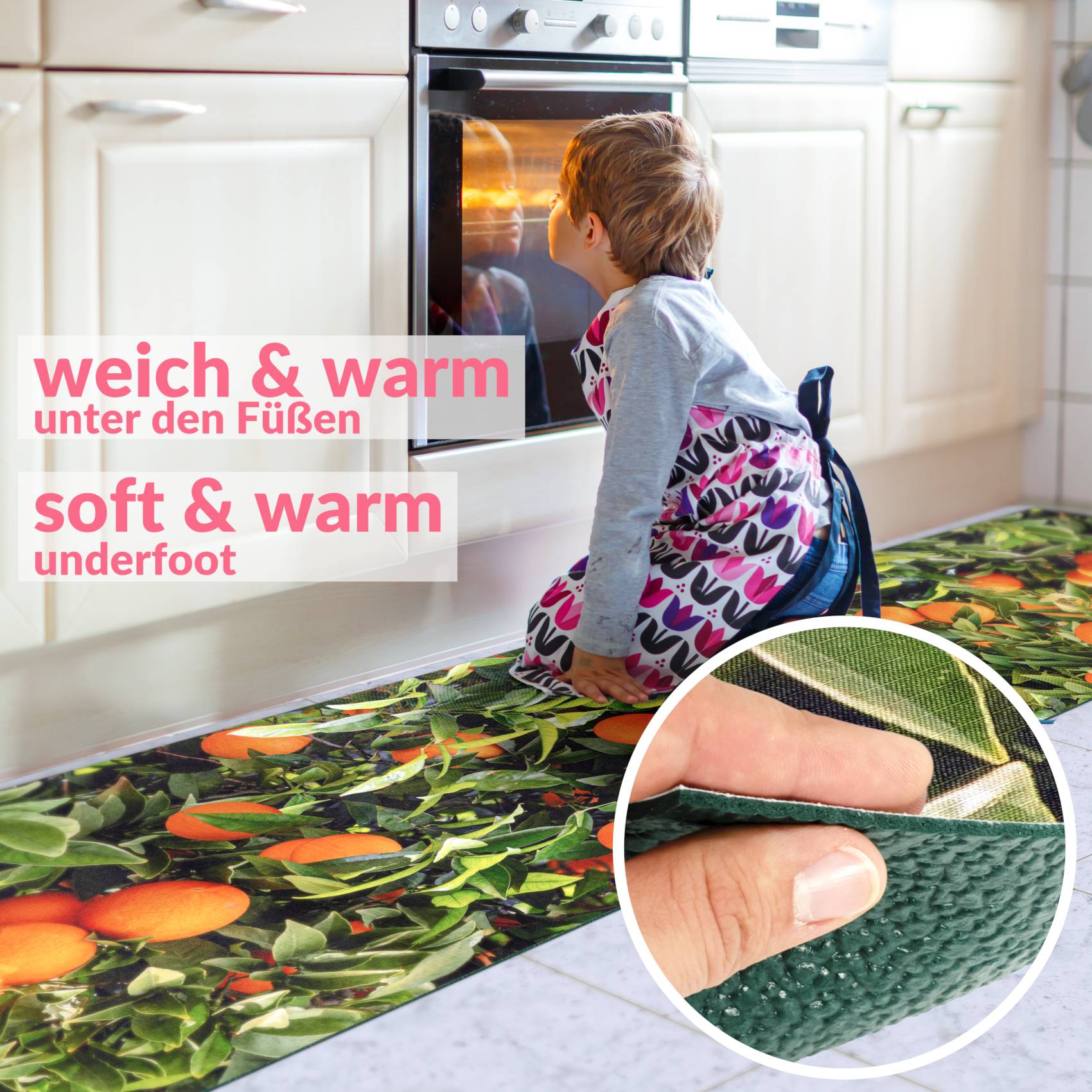 SPRINT72_15-jpg Küchenläufer waschbar Küchenteppich rutschfest Sprinty Orangen 52cm Breite