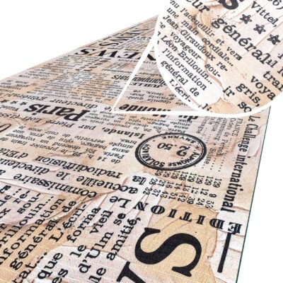 Küchenläufer waschbar Küchenteppich rutschfest Sprinty Newspaper 52cm Breite