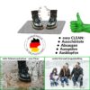 Schmutzfangmatte Fußmatte Fußabtreter STRIBET Mehrfarbig – Grau, 40x60cm