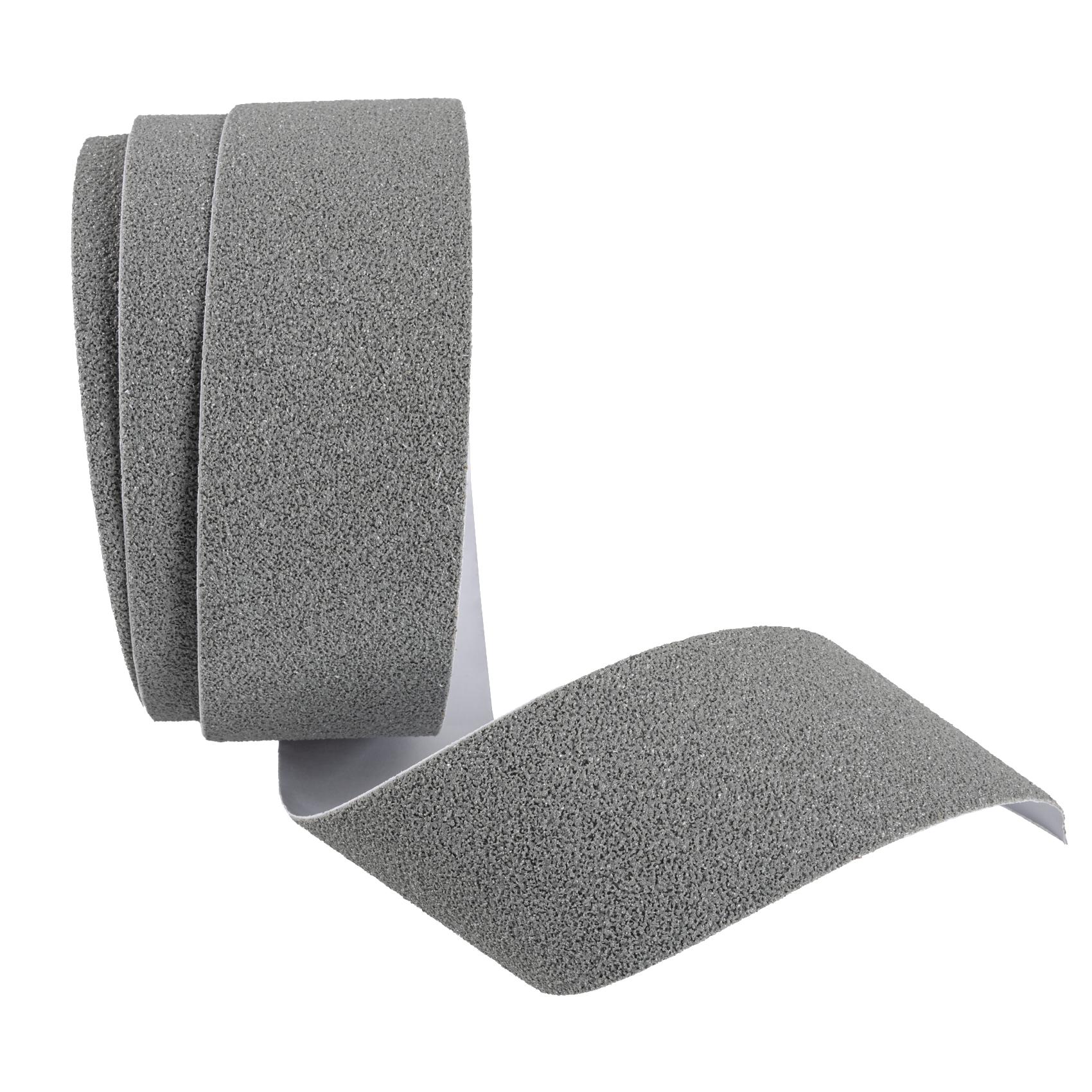 KB-GRAU-05_11 Antirutsch Klebeband selbstklebend anti-rutsch Tape Band Klebestreifen FixoFlex Breite 5 & 10cm Grau 10m Rolle