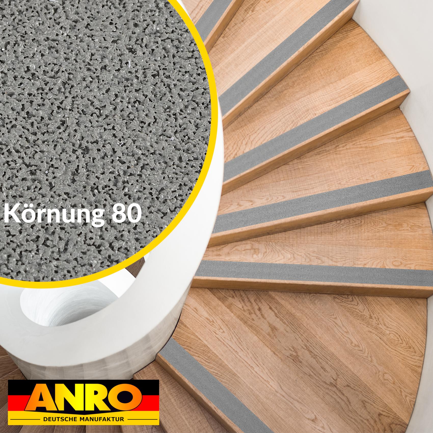 KB-GRAU-05_50 Antirutsch Klebeband selbstklebend anti-rutsch Tape Band Klebestreifen FixoFlex Breite 5 & 10cm Grau 10m Rolle