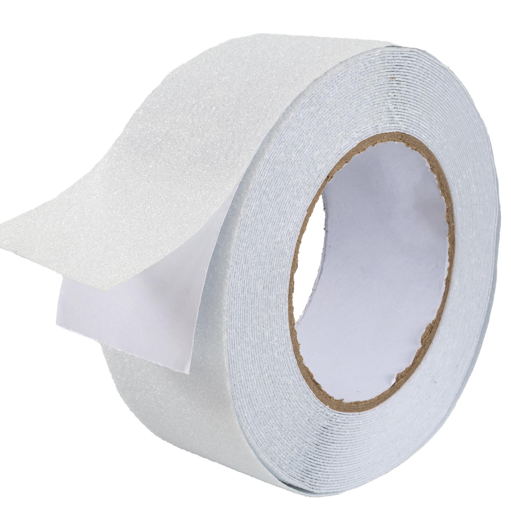 KB-TRAN-05_10 Antirutsch Klebeband selbstklebend anti-rutsch Tape Band Klebestreifen FixoFlex Breite 5 & 10cm Transparent 10m Rolle