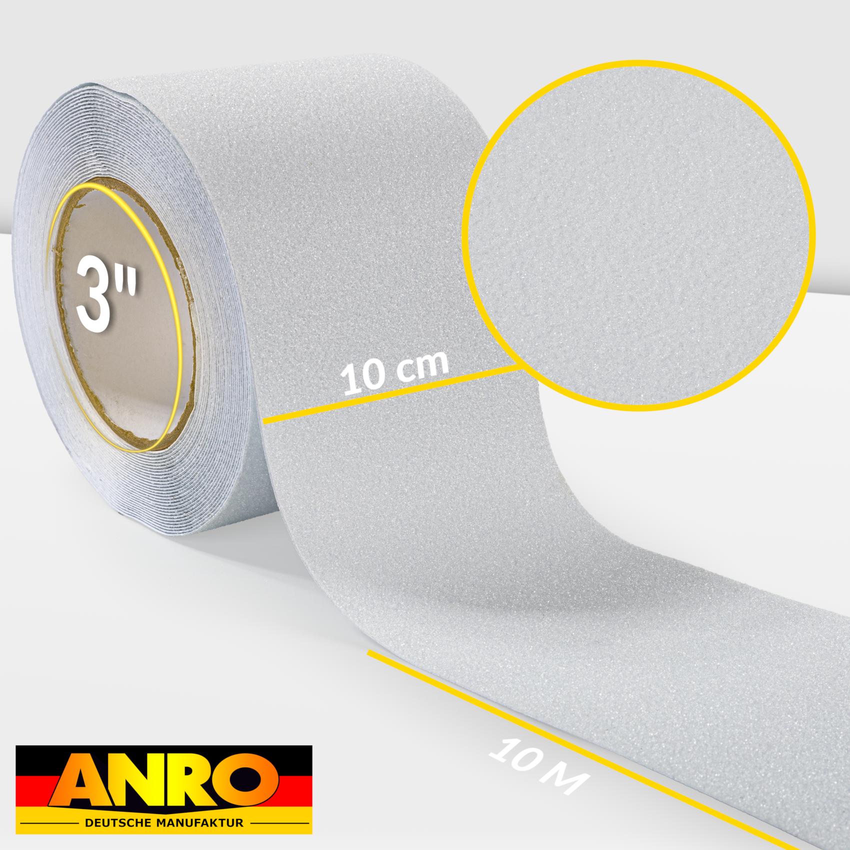 KB-TRAN-05_11 Antirutsch Klebeband selbstklebend anti-rutsch Tape Band Klebestreifen FixoFlex Breite 5 & 10cm Transparent 10m Rolle