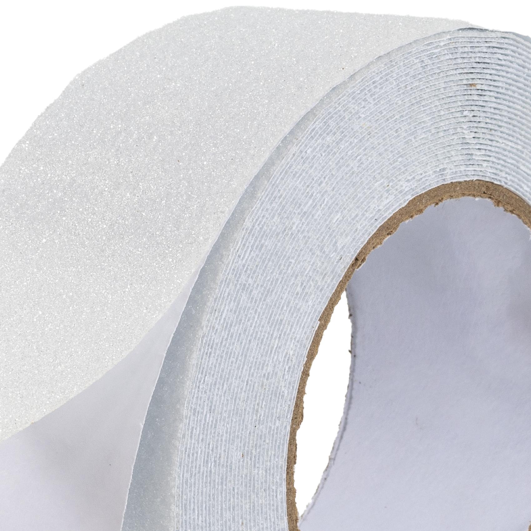 KB-TRAN-05_50 Antirutsch Klebeband selbstklebend anti-rutsch Tape Band Klebestreifen FixoFlex Breite 5 & 10cm Transparent 10m Rolle