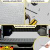 PVC Bodenbelag Meterware Dionis Antirutschmatte Vinylboden Rollenware Stärke 1,5mm Karo Silber Breite 100cm – 100x100cm