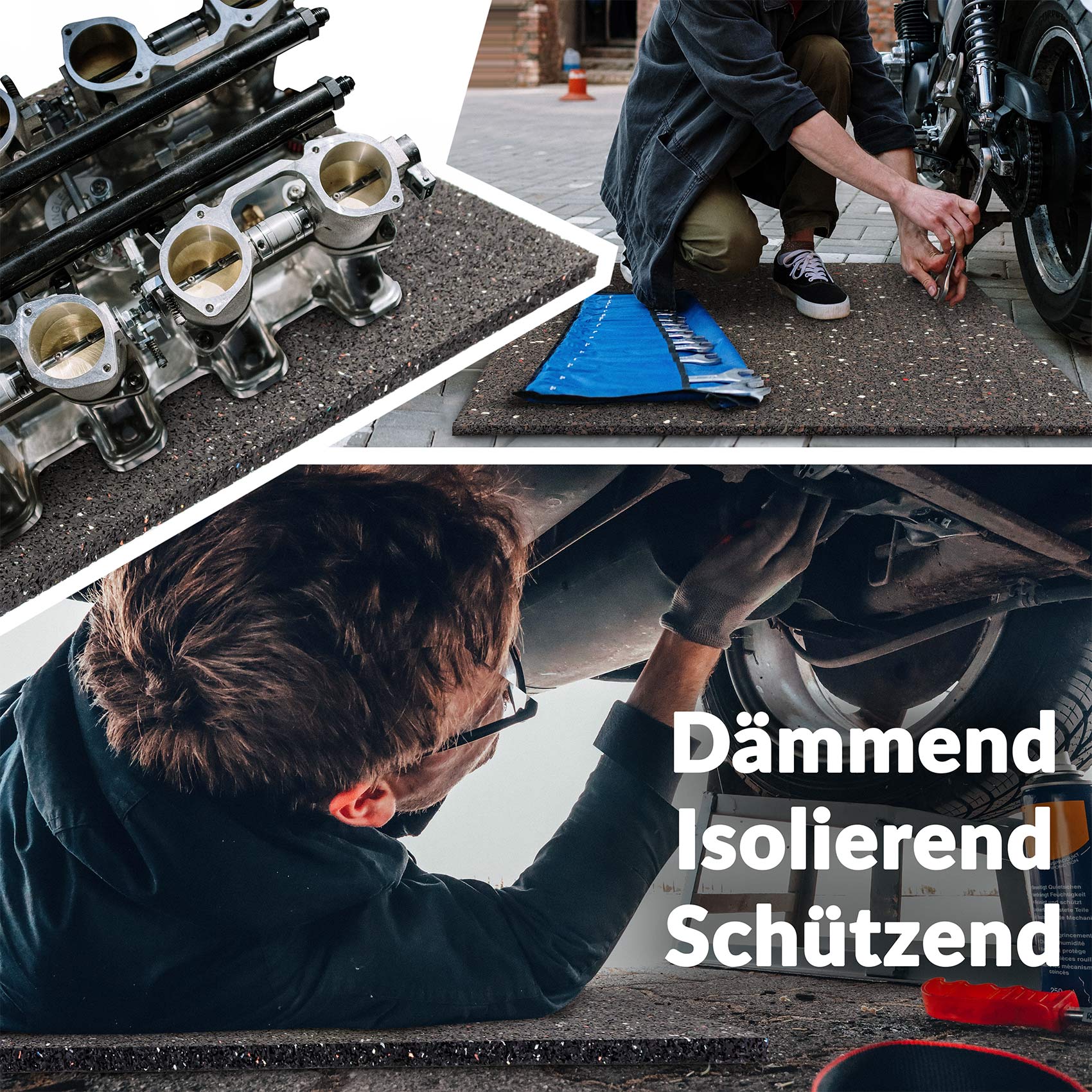 Gummigranulatmatte Baumatten Antivibrationsmatte 10/15mm