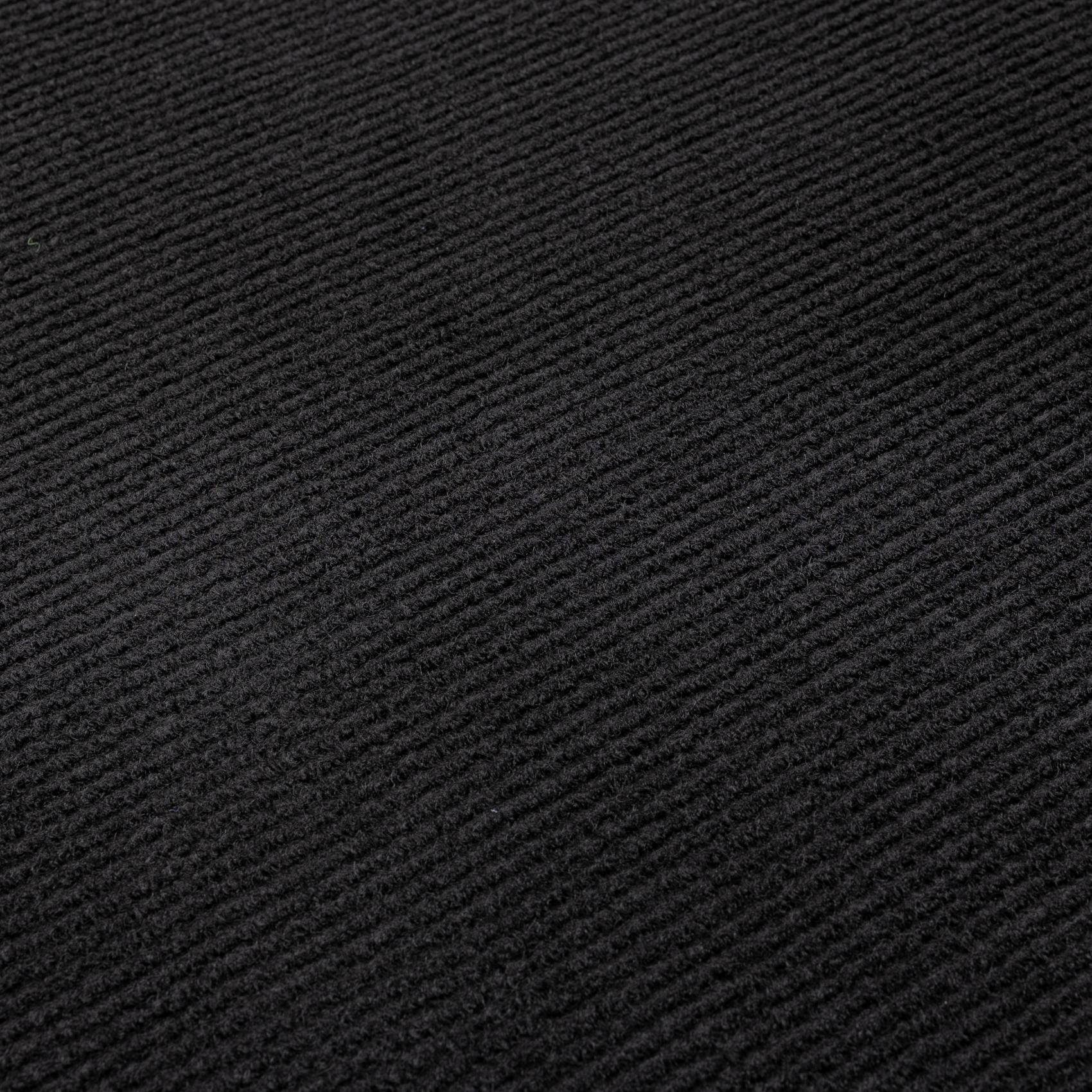 NEMSCHW_60 Antirutschmatte Bodenmatte selbsthaftend Teppich Bodenbelag in Meterware Schwarz Nemesis