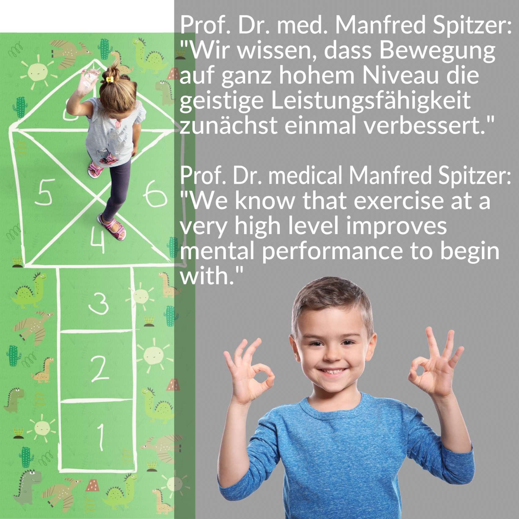 ANROHUPF5_60 Spielmatte Hüpfspiel Teppich Läufer Hüpfspiel abwaschbar rutschfest Briefhopse 75x194cm