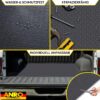 PVC Bodenbelag Meterware Dionis Antirutschmatte Vinylboden Rollenware Stärke 1,5mm Karo Silber Breite 100cm – 100x100cm