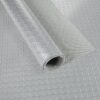 PVC Bodenbelag Meterware Dionis Antirutschmatte Vinylboden Rollenware Stärke 1,5mm Karo Silber Breite 100cm – 100x100cm