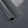 PVC Bodenbelag Meterware Antirutschmatte Vinylboden Rollenware Stärke 1,5mm Noppen Anthrazit 100cm Breite – 100x100cm