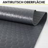 PVC Bodenbelag Meterware Antirutschmatte Vinylboden Rollenware Stärke 1,5mm Noppen Anthrazit 100cm Breite – 100x100cm