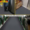PVC Bodenbelag Meterware Antirutschmatte Vinylboden Rollenware Stärke 1,5mm Noppen Anthrazit 100cm Breite – 100x100cm