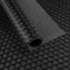 PVC Bodenbelag Meterware Antirutschmatte Vinylboden Rollenware Stärke 1,5mm Noppen Anthrazit 100cm Breite – 100x100cm