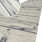 Küchenläufer Küchenteppich Läufer Flur Teppichläufer rutschfest Holz Grau