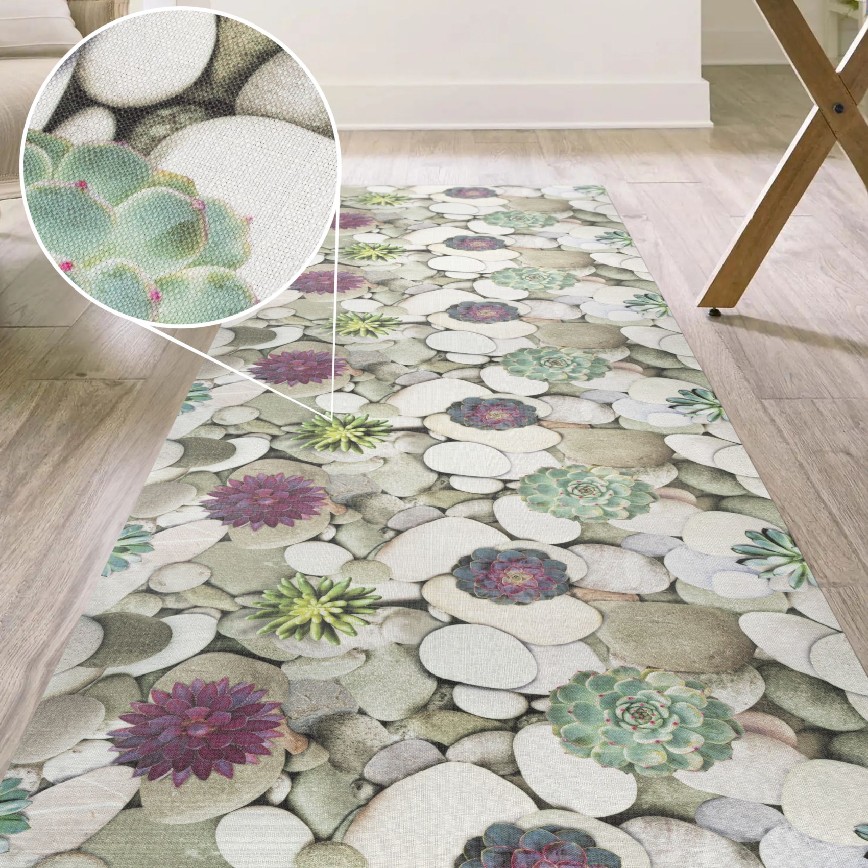 GTPLOIRA_10B Küchenläufer Teppich Läufer Küchenteppich abwaschbar rutschfest Spa