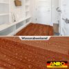 PVC Bodenbelag Holzoptik Dunkelbraun Meterware Vinylboden Fußbodenbelag 140cm Breit Bodenschutzmatte – 100x140cm