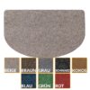Fußmatte Schmutzfangmatte Fußabtreter POET Uni Mehrfarbig – Hellbraun, 45x75cm