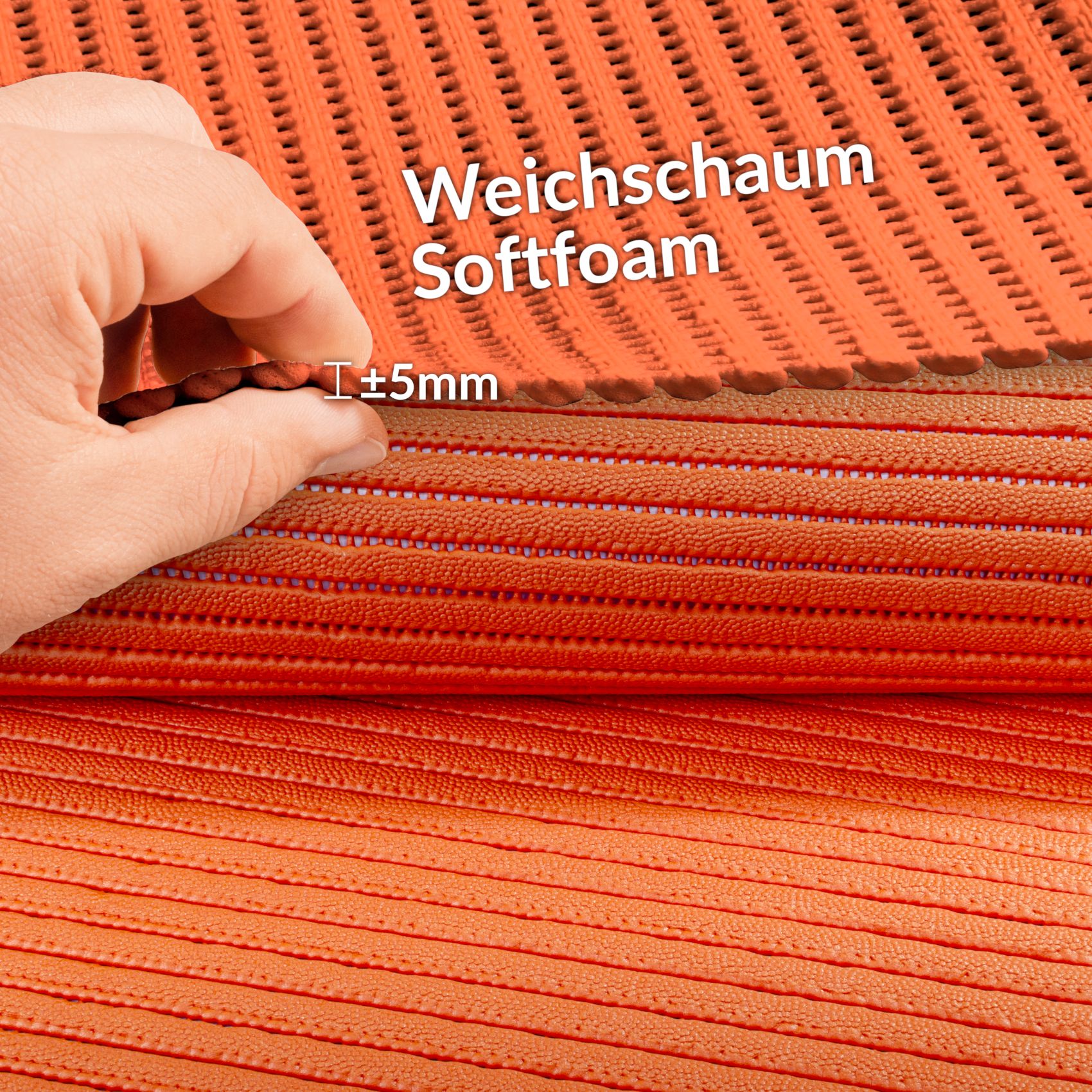 Weichschaummatte Badematte Weichschaum Bad 2 Breiten Classic Uni Einfarbig Meterware