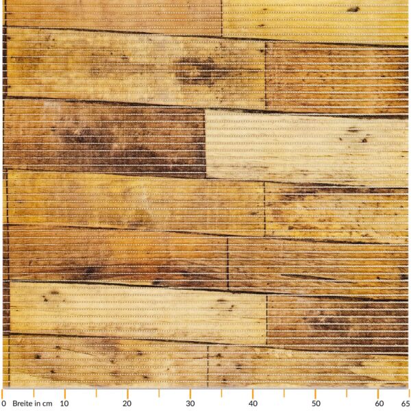 Weichschaummatte Bad Weichschaum Badematte Beige Natur Holz Breite 65cm Meterware – 100x65cm