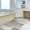 Weichschaummatte Badematte Weichschaum Bad Holzoptik Badläufer 2 Breiten Meterware