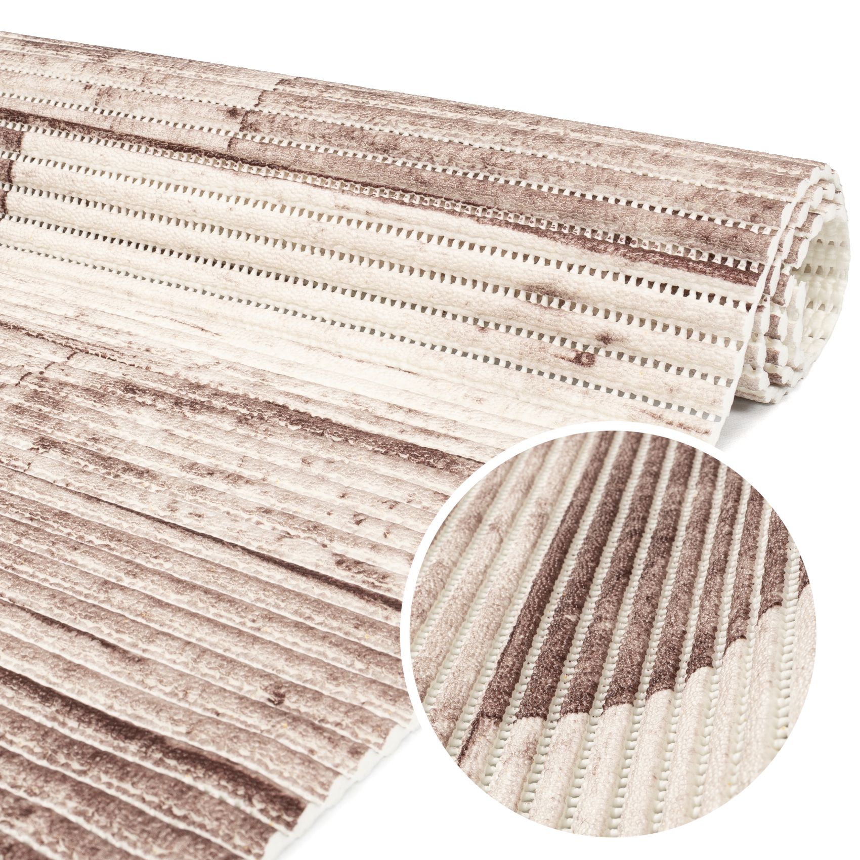 BM38-130_10A Weichschaummatte Badematte Weischschaum Bad Holz Breite 130cm Meterware