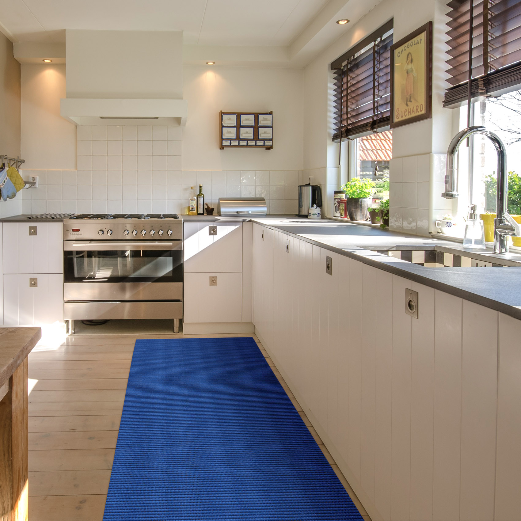 DM001A_17 Weichschaummatte Bad Weichschaum Badematte Blau Breite 65cm Meterware