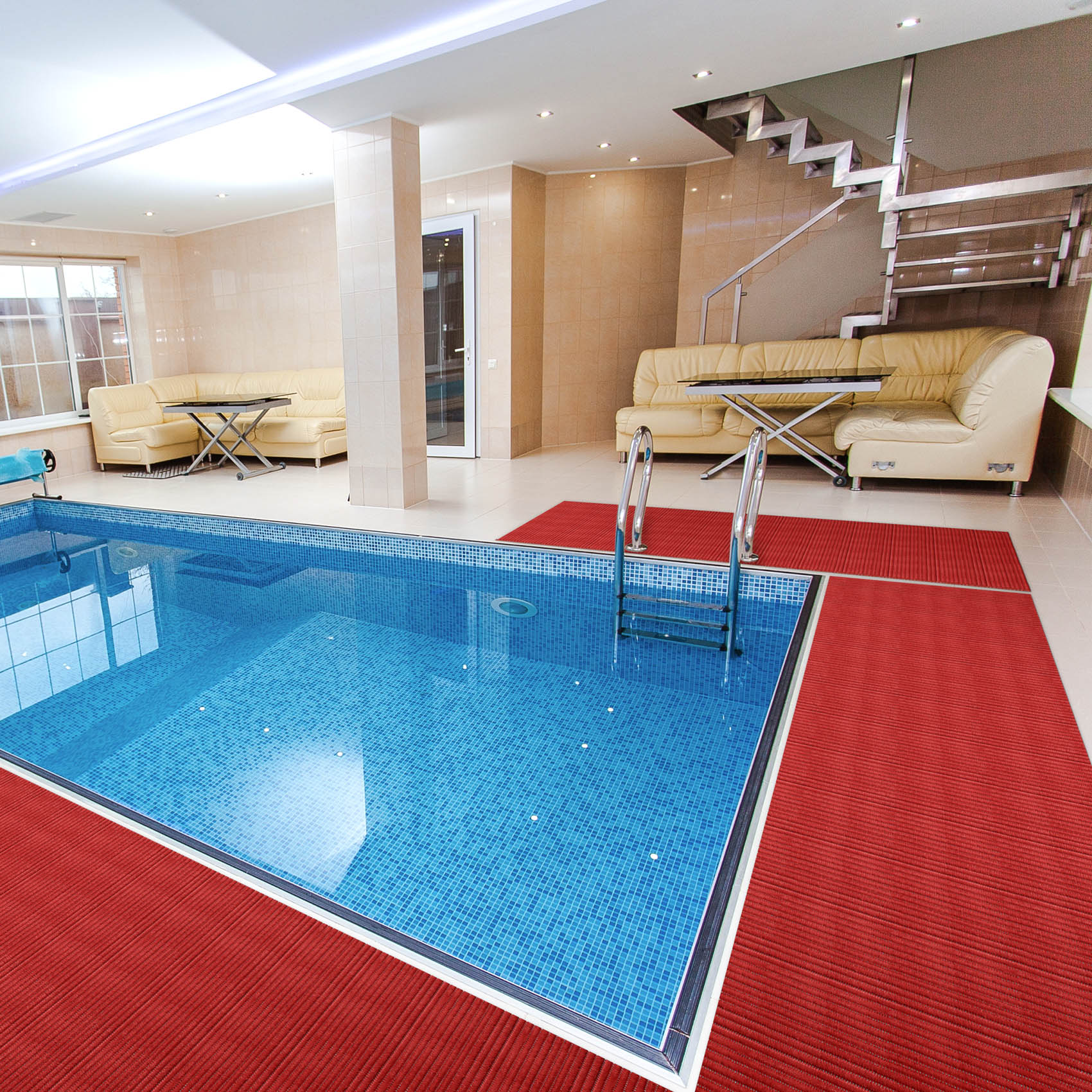 DM002C_19-jpg Weichschaummatte Bad Weichschaum Badematte Rot Uni Breite 65cm Meterware