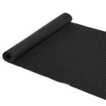 Weichschaummatte Bad Weichschaum Badematte Schwarz Uni  Breite 65cm Meterware