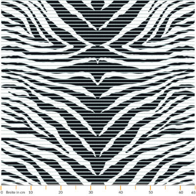 Weichschaummatte Bad Weichschaum Badematte Zebra Muster Breite 65cm Meterware