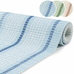 Weichschaummatte Bad Weichschaum Badematte Line 2 Farben Blau Grün 65cm Breite Meterware