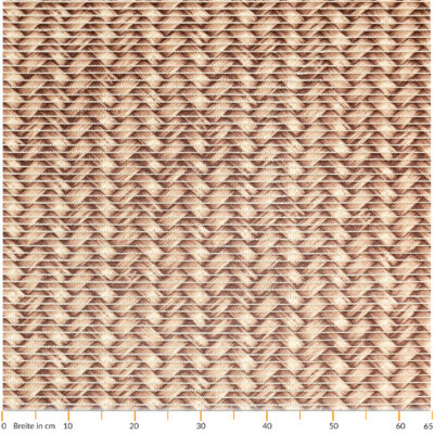 Weichschaummatte Bad Weichschaum Badematte Flechtwerk Beige Breite 65cm Meterware