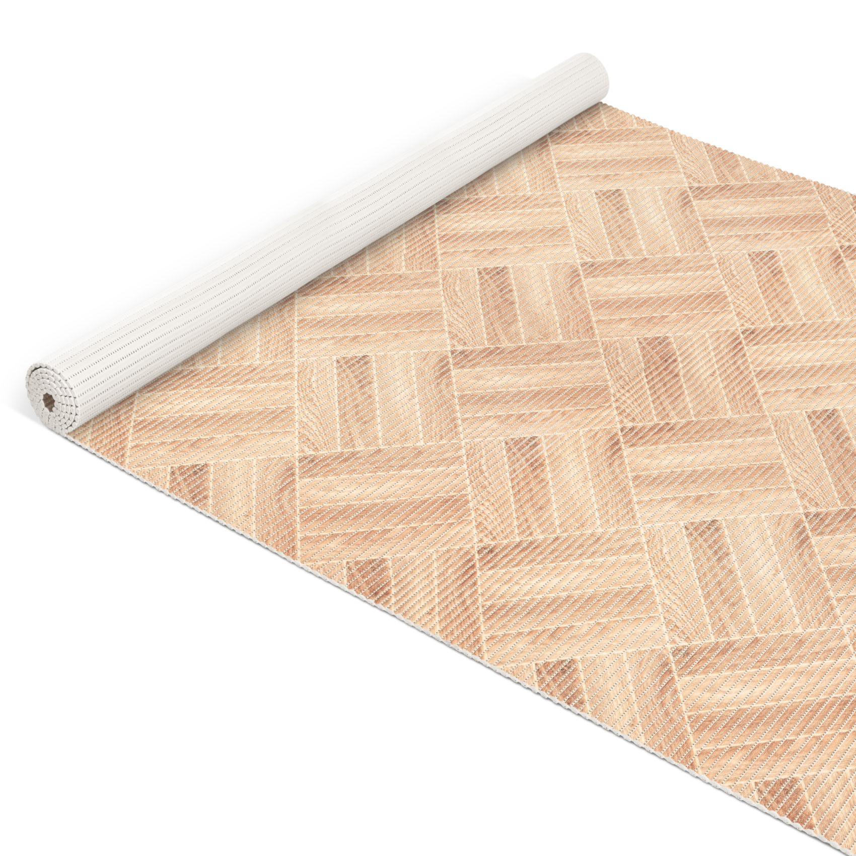 DM108A130_10 Weichschaummatte Badematte Weichschaum Bad Parkettholz Dunkelbeige Breite 130cm Meterware