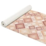 Weichschaummatte Bad Weichschaum Badematte Karo Braun Breite 65cm Meterware