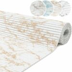 Weichschaummatte Bad Weichschaum Badematte Marmor 4 Farben Blau Beige Braun Grau 65cm Breite