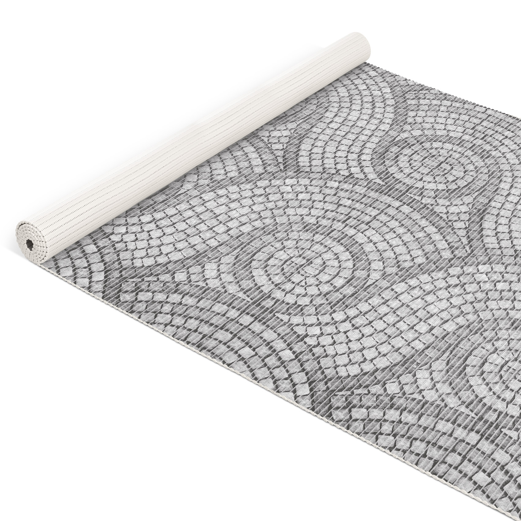 DM222A130_10-jpg Weichschaummatte Badematte Weichschaum Bad Mosaiksteine Grau Breite 130cm Meterware