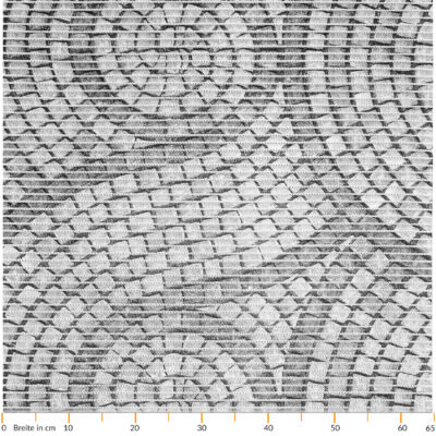 Weichschaummatte Bad Weichschaum Badematte Mosaiksteine Steine Grau Breite 65cm Meterware