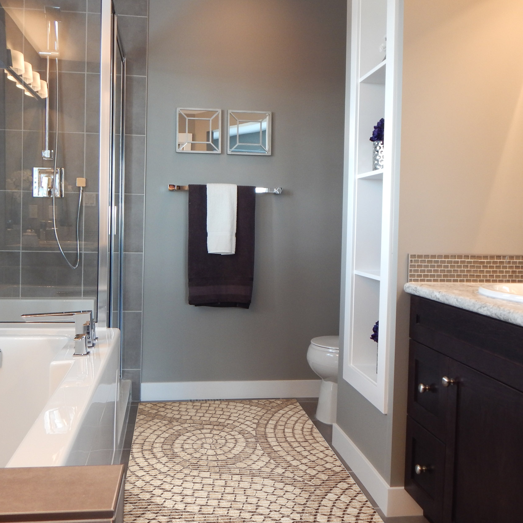 DM222B_18-jpg Weichschaummatte Bad Weichschaum Badematte Mosaiksteine Beige Breite 65cm Meterware