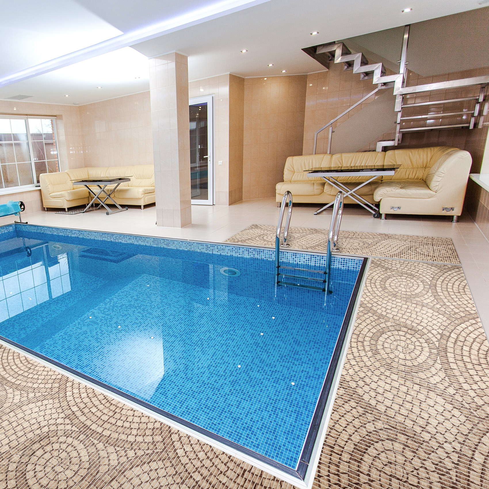 DM222B_19-jpg Weichschaummatte Bad Weichschaum Badematte Mosaiksteine Beige Breite 65cm Meterware