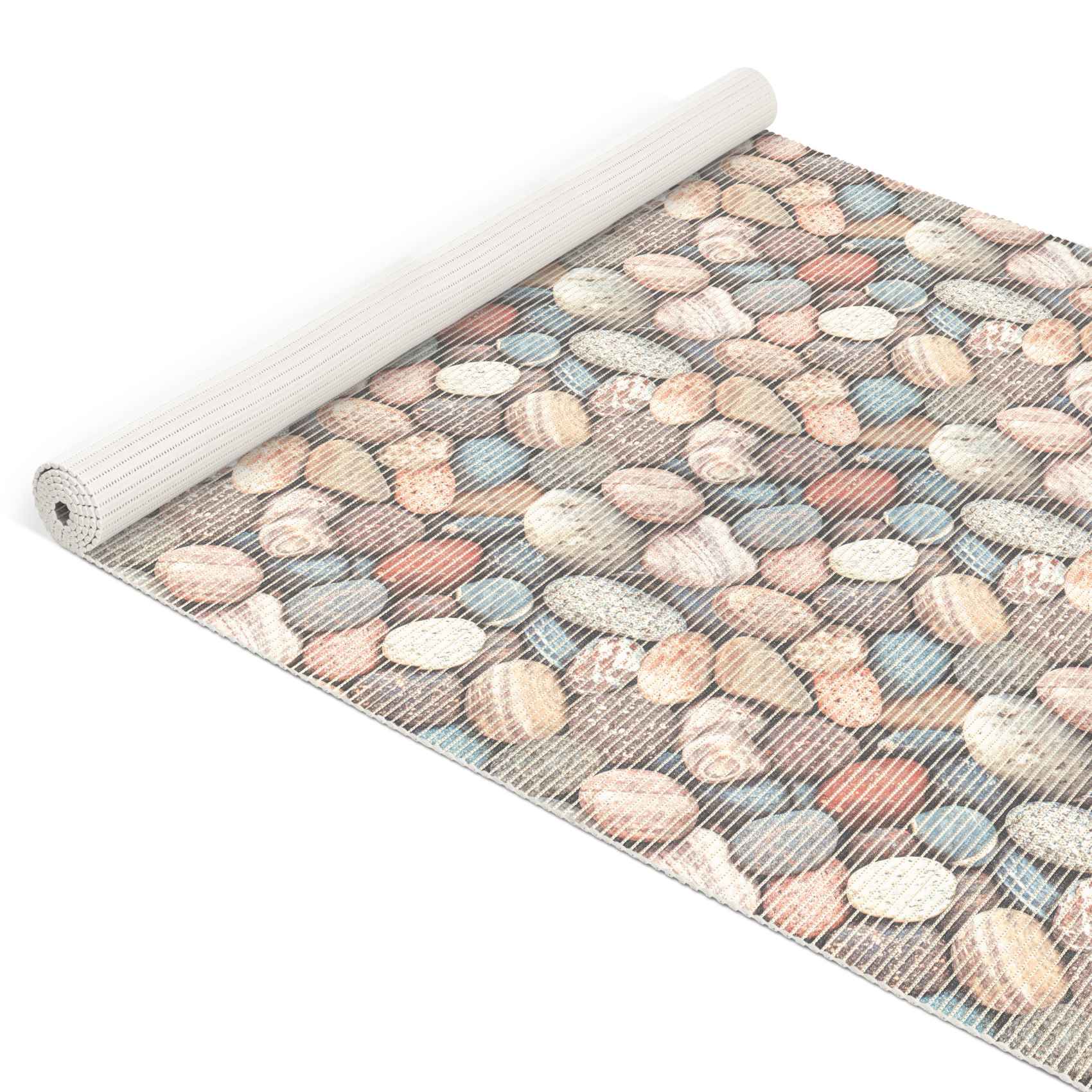 DM242A130_10 Weichschaummatte Badematte Weichschaum Bad Steine Breite 130cm Meterware