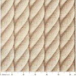 Weichschaummatte Bad Weichschaum Badematte Jute Marine Beige Breite 65cm Meterware