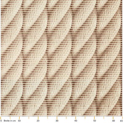Weichschaummatte Bad Weichschaum Badematte Jute Marine Beige Breite 65cm Meterware