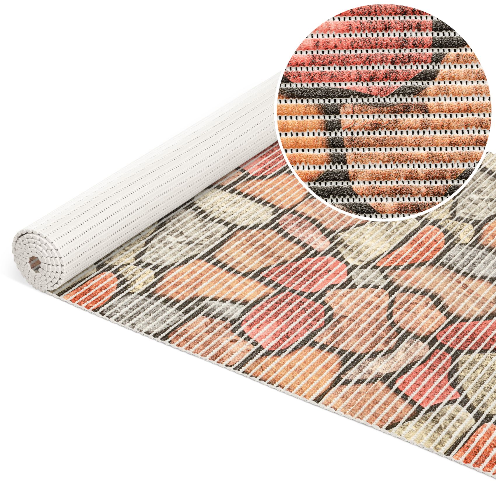 Weichschaummatte Bad Weichschaum Badematte Mosaiksteine Bunt Breite 65cm Meterware