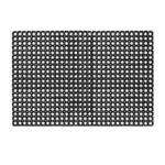 Ringgummimatte Gummimatte Wabenmatte Fußabtreter Schmutzfangmatte 80x120cm Schwarz