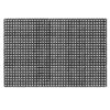 Ringgummimatte Schmutzfangmatte Fußabtreter Gummimatte Wabenmatte 100x150cm Schwarz