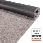 Schmutzfangmatte Teppichläufer Sauberlaufmatte Läufer Flur Innen Außen Eingang POET Breite 100cm Hellbraun
